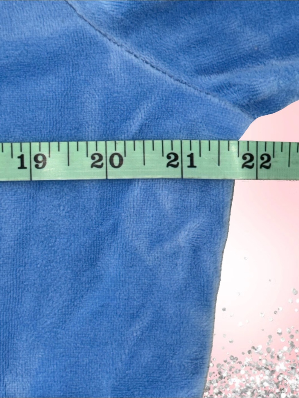 Juicy Couture Sky Blue Velour Zip Hoodie & Joggers - Picture 8 of 14